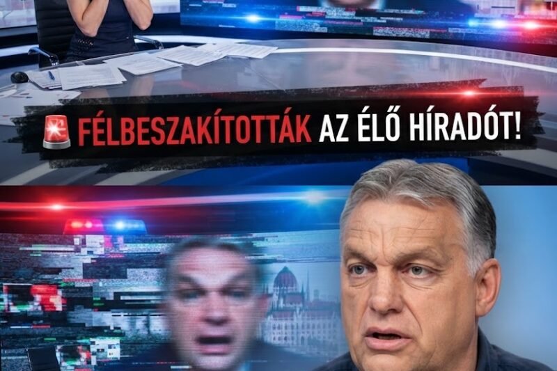 Félbeszakították az élő Híradót!